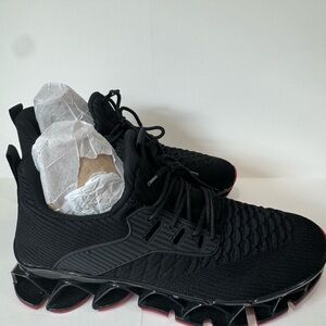 Sleek Black Women's Athletic Shoes size 10